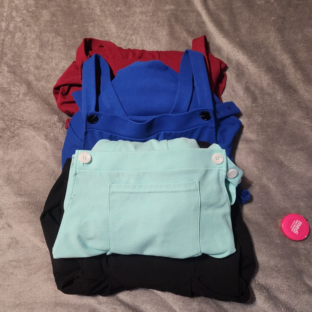 HALARA Jumpsuits in Red, Blue, and Mint